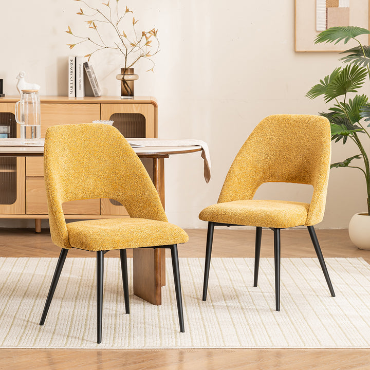YOUNIKE Dining Chairs Wingback Modern Accent Chair