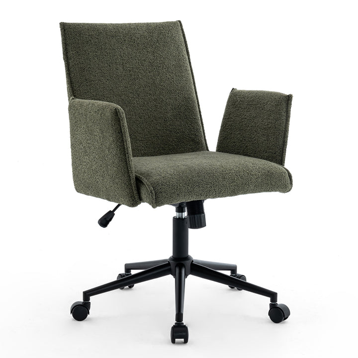 YOUNIKE Office Chair Modern Vanity Chair with Wheels