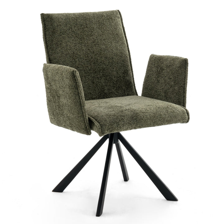 YOUNIKE Dining Chairs Swivel Criss Cross Chair