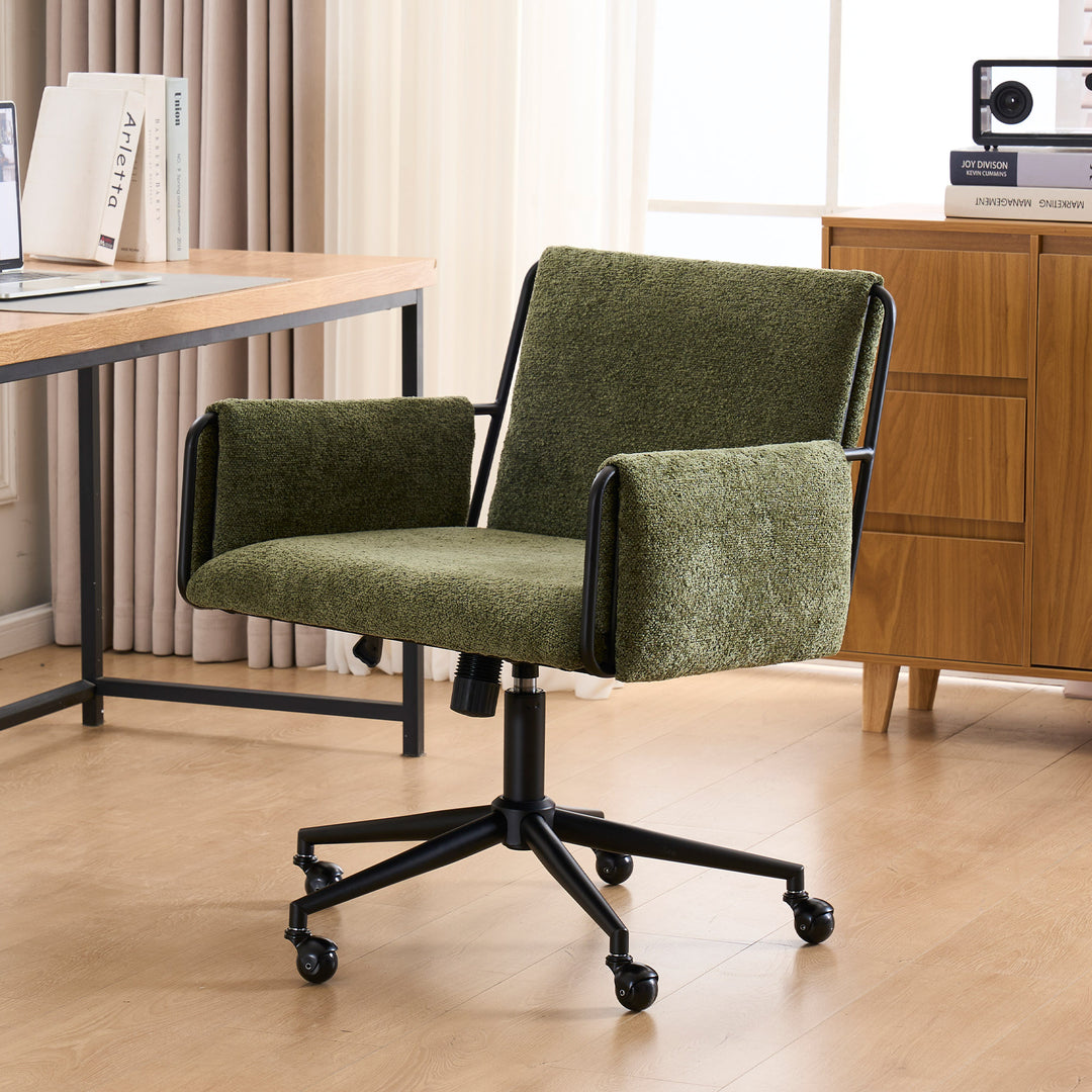 YOUNIKE Office Chair Wide-Seat Rolling Chair
