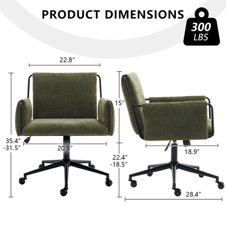 YOUNIKE Office Chair Wide-Seat Rolling Chair