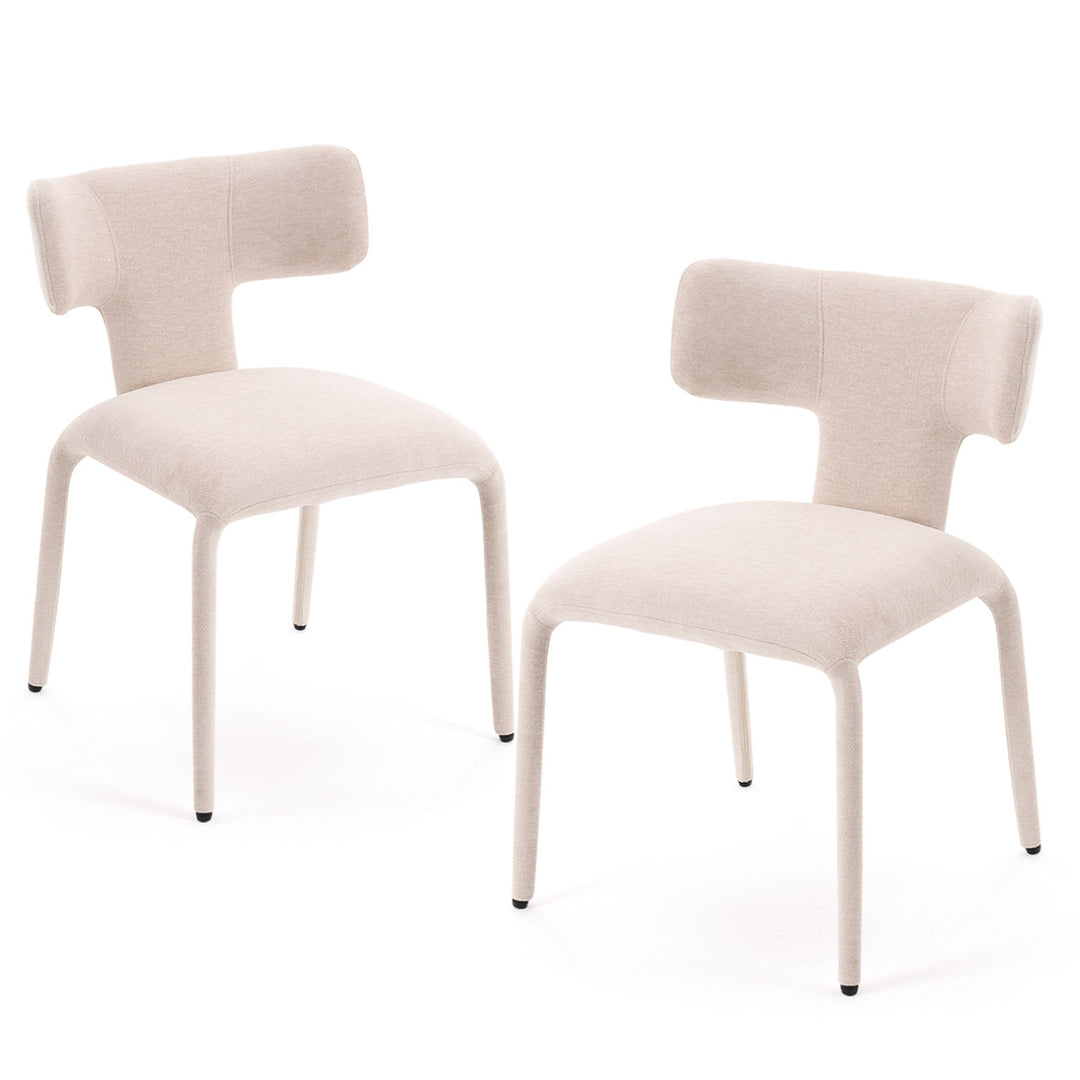 YOUNIKE Wingback Dining Chairs Contemporary Kitchen Chairs