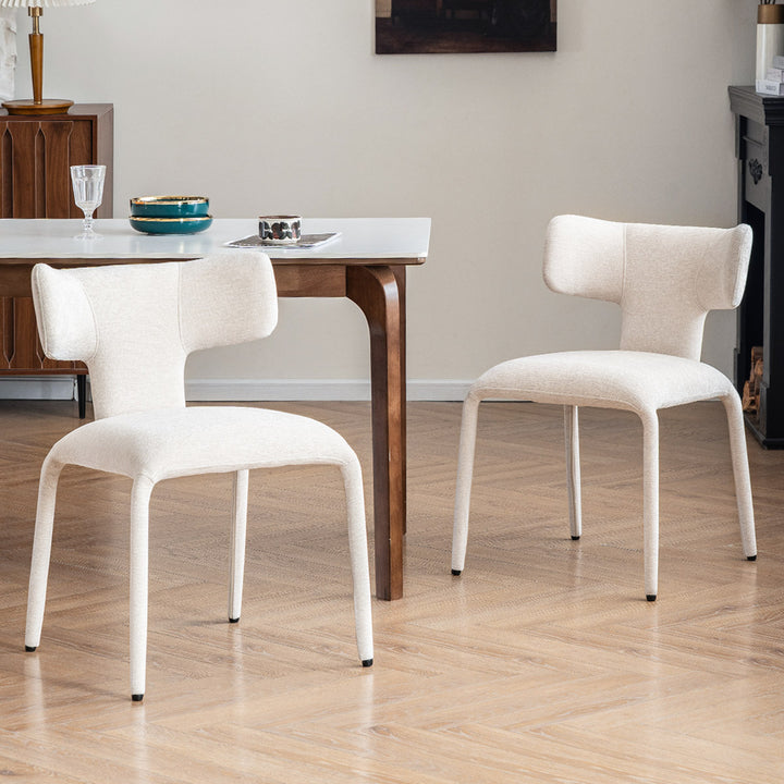 YOUNIKE Wingback Dining Chairs Contemporary Kitchen Chairs