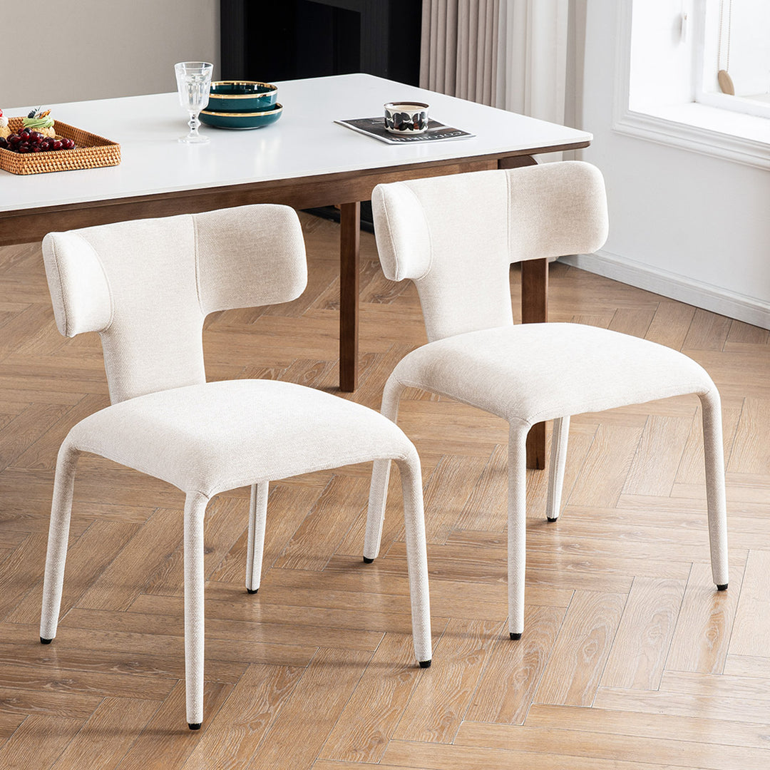 YOUNIKE Wingback Dining Chairs Contemporary Kitchen Chairs
