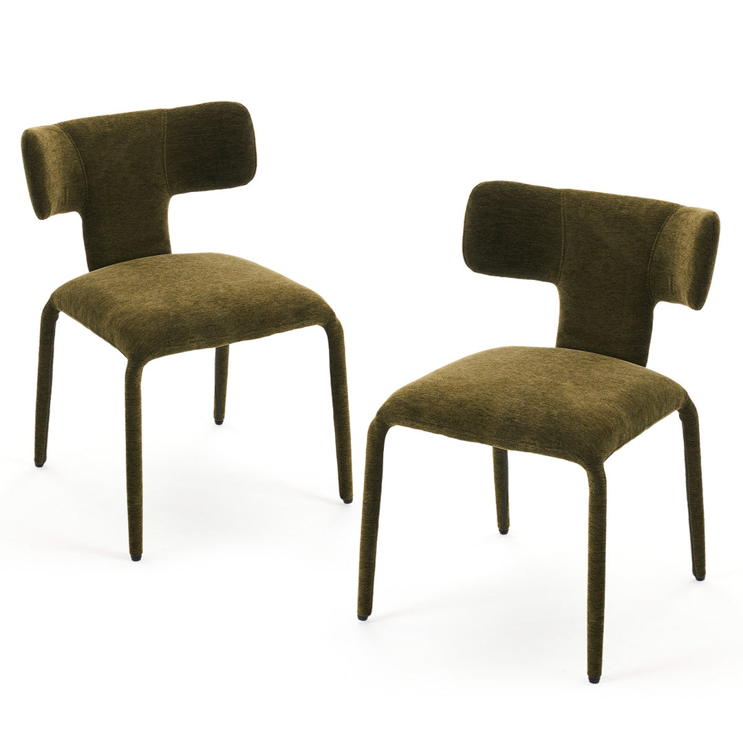 YOUNIKE Wingback Dining Chairs Contemporary Kitchen Chairs