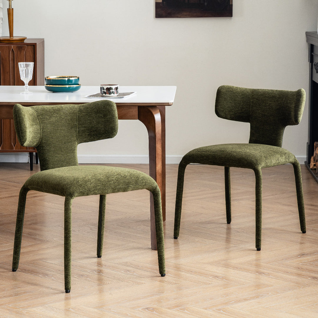 YOUNIKE Wingback Dining Chairs Contemporary Kitchen Chairs