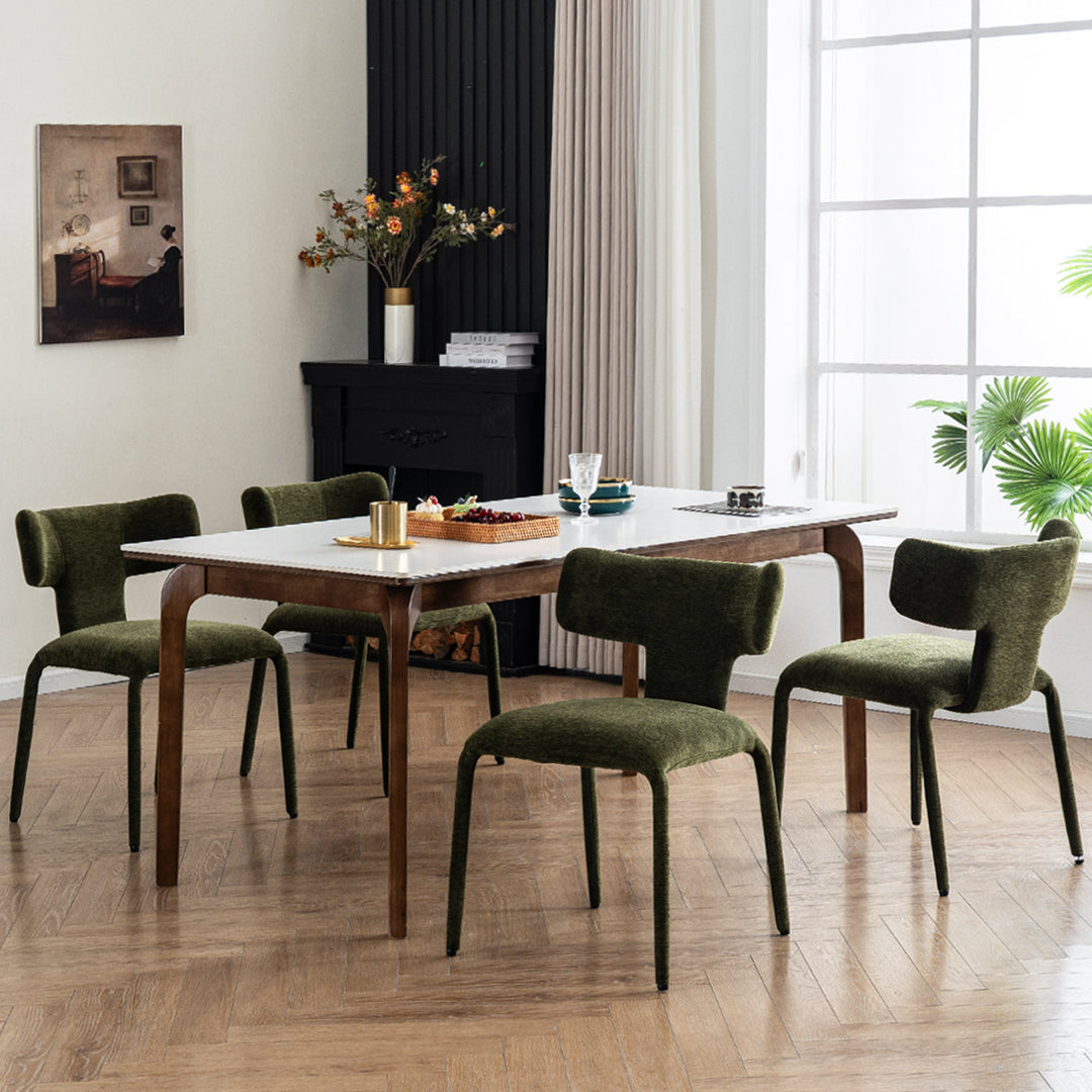 YOUNIKE Wingback Dining Chairs Contemporary Kitchen Chairs