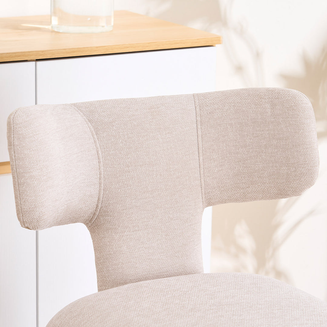 YOUNIKE Wingback Bar Stools Sleek Modern Counter Stools