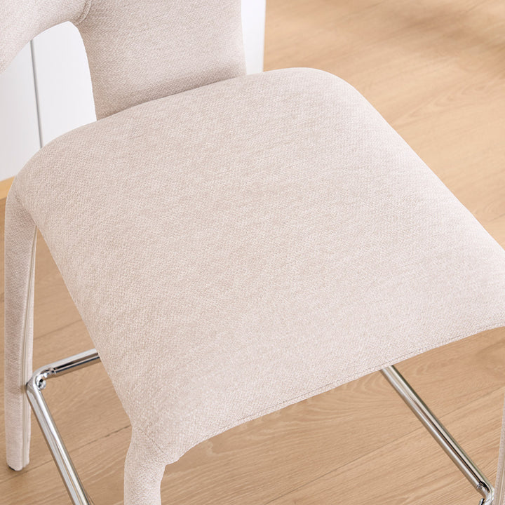 YOUNIKE Wingback Bar Stools Sleek Modern Counter Stools