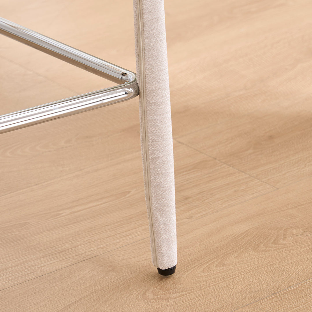 YOUNIKE Wingback Bar Stools Sleek Modern Counter Stools