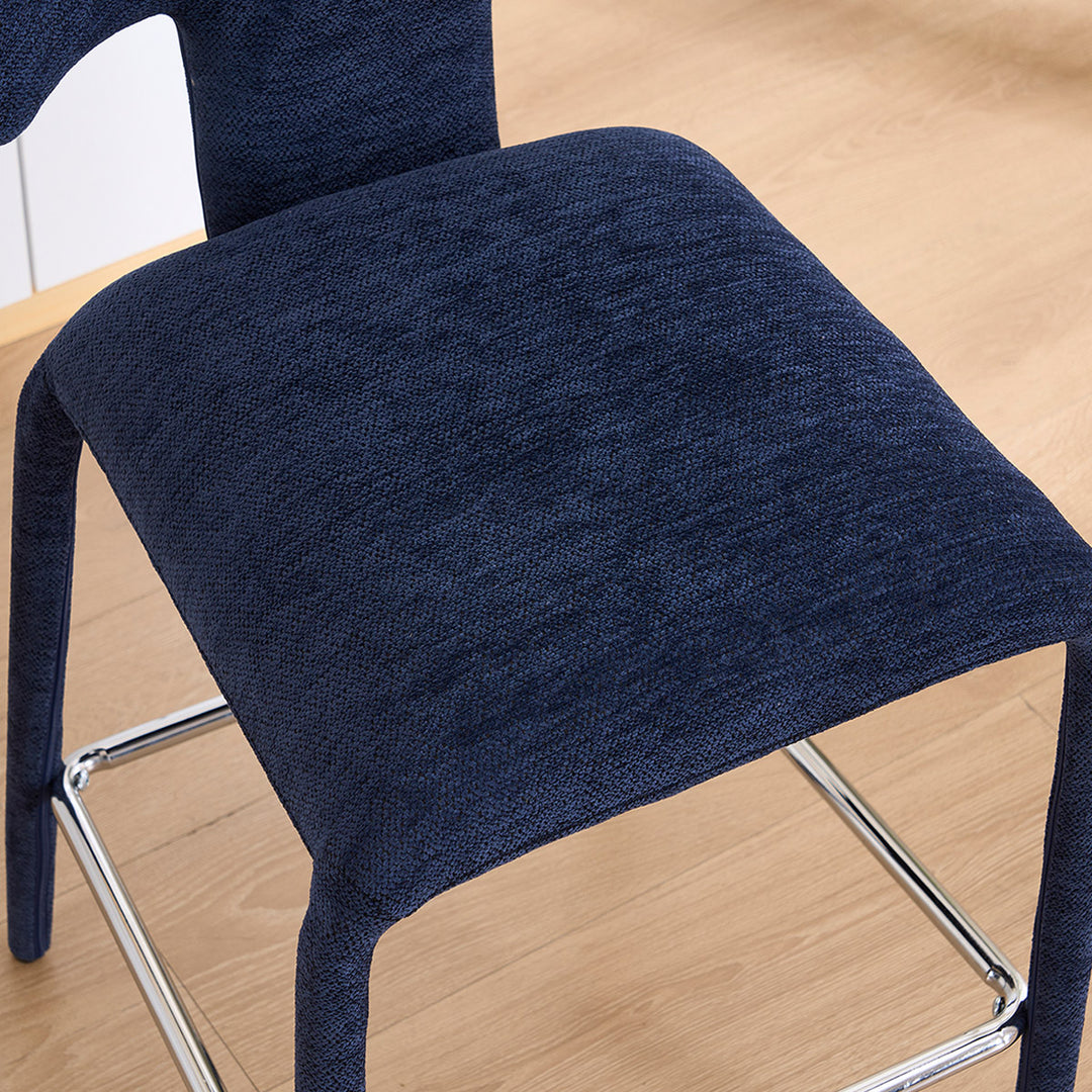 YOUNIKE Wingback Bar Stools Sleek Modern Counter Stools