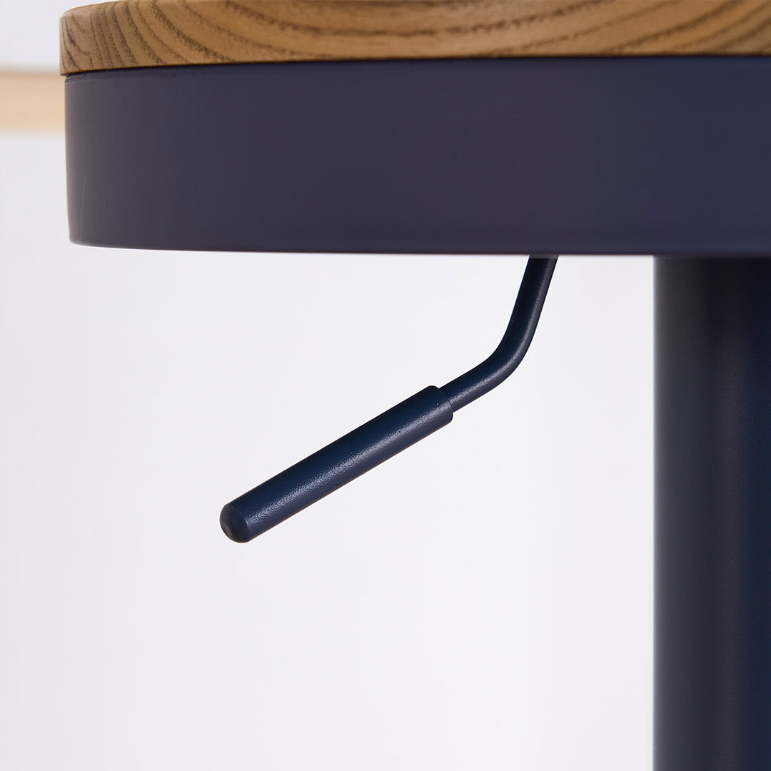 YOUNIKE Bar Stools Wooden Swivel Counter Stools