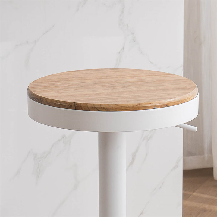 YOUNIKE Bar Stools Wooden Swivel Counter Stools