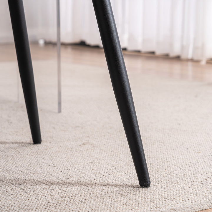YOUNIKE Dining Chairs Set of 2 Kitchen Chairs with Metal Legs