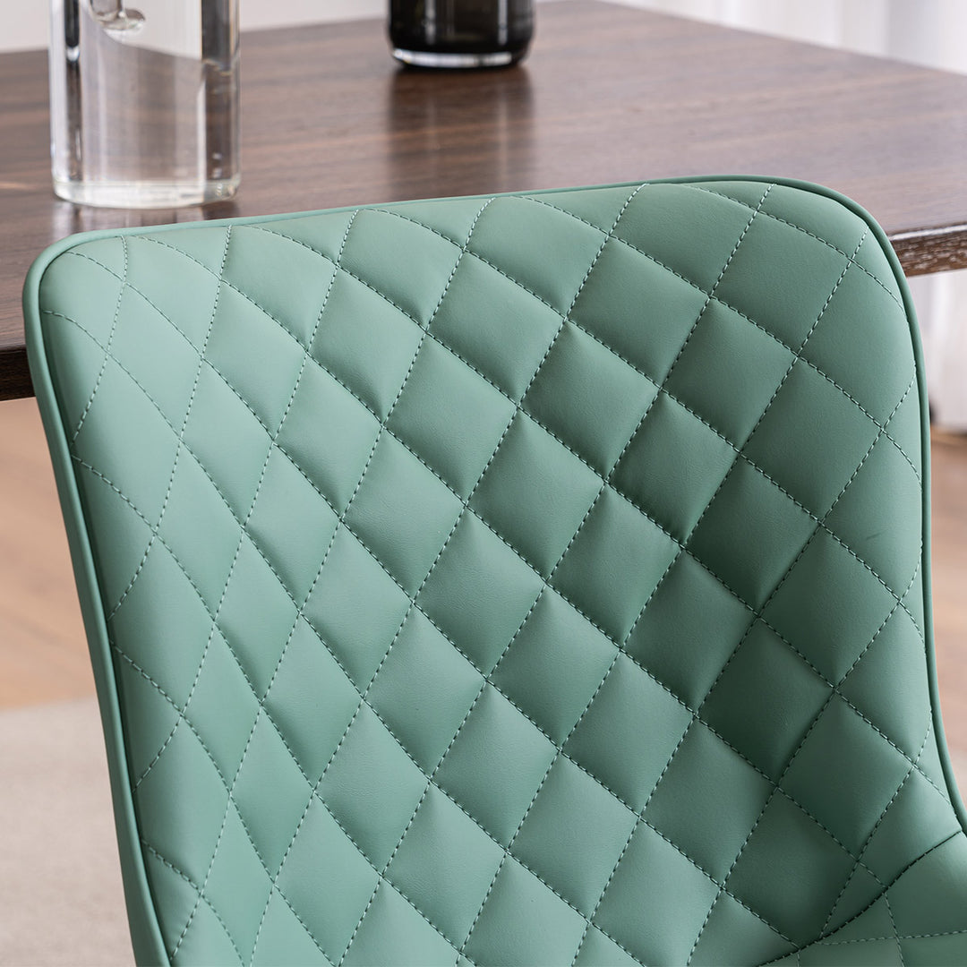 YOUNIKE Dining Chairs Set of 2 Kitchen Chairs with Metal Legs