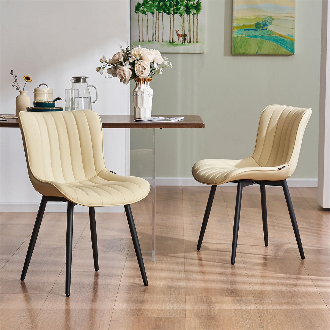 Dining Chairs-Beige-1936