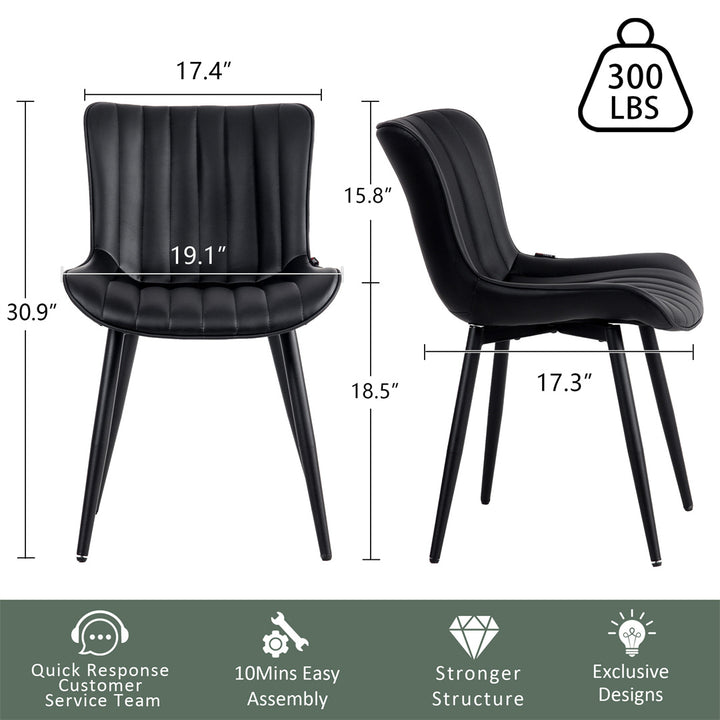 Dining Chairs-Black-1936
