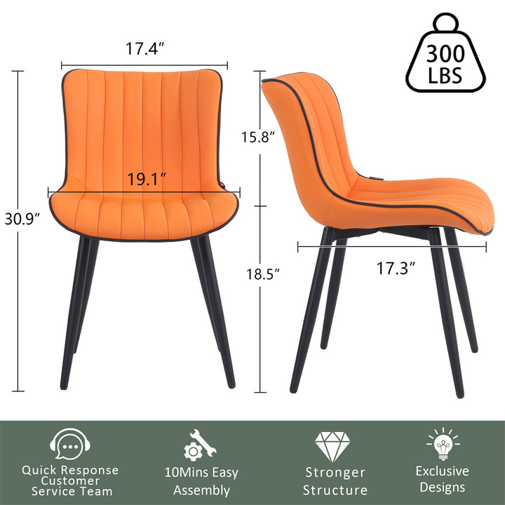 Dining Chairs-Orange-1936