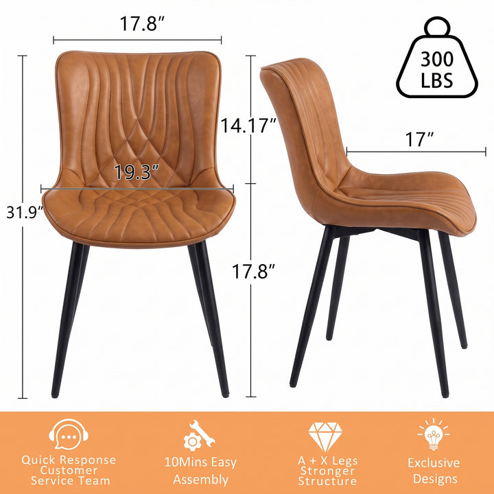 YOUNIKE Dining Chairs Mid-Century Modern Kitchen Chairs