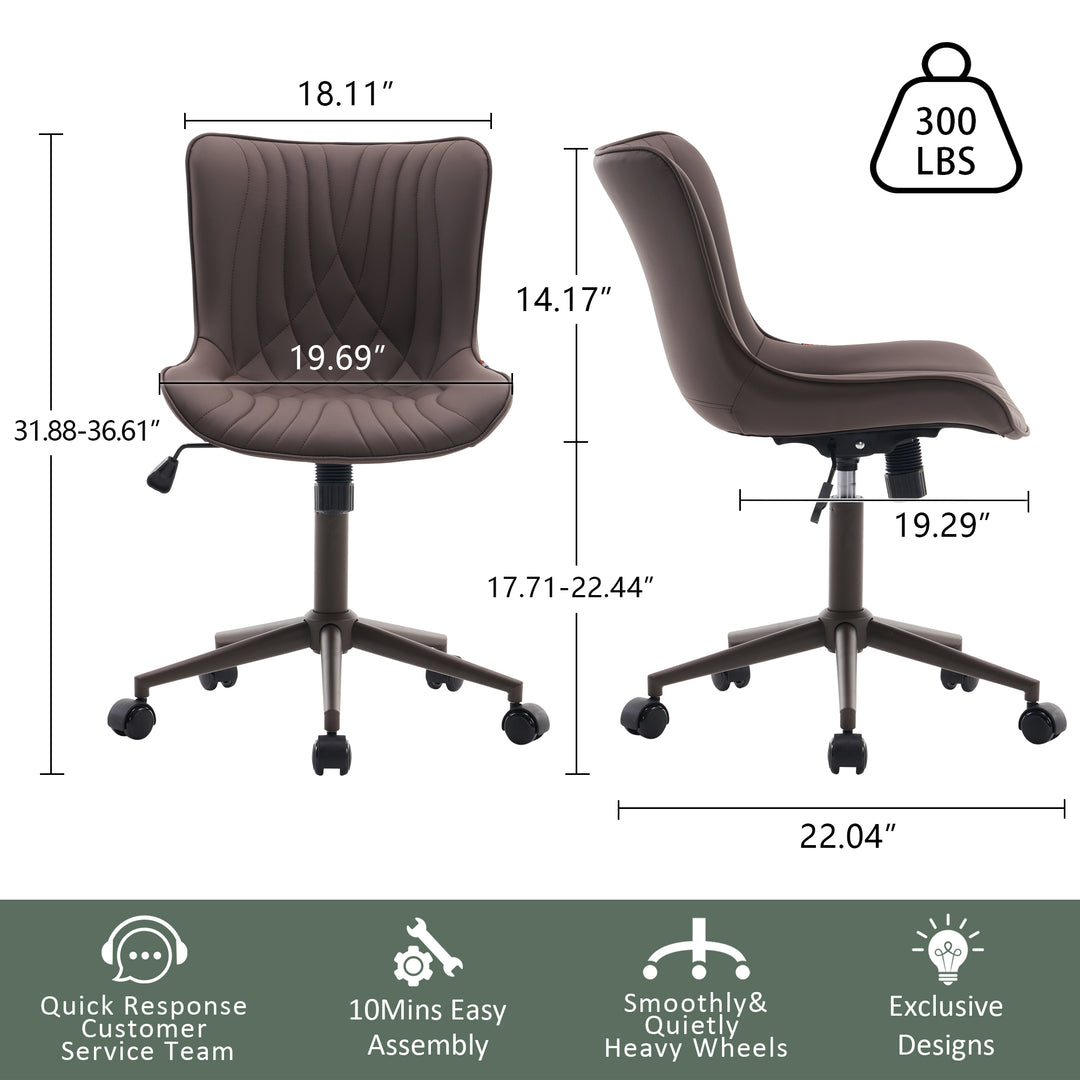 YOUNIKE Office Chair Adjustable Swivel Desk Chair