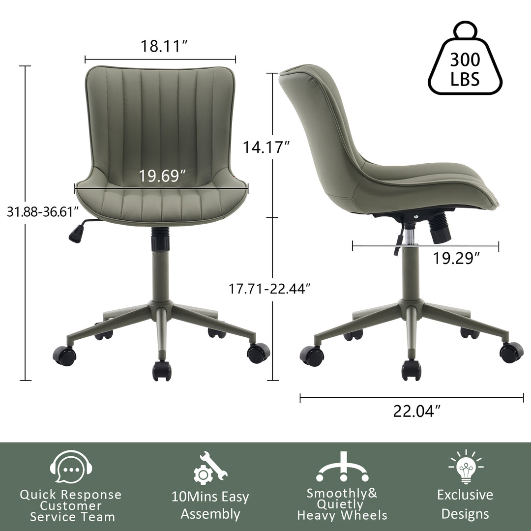YOUNIKE Home Office Chair Ergonomic Desk Chair with Wheels