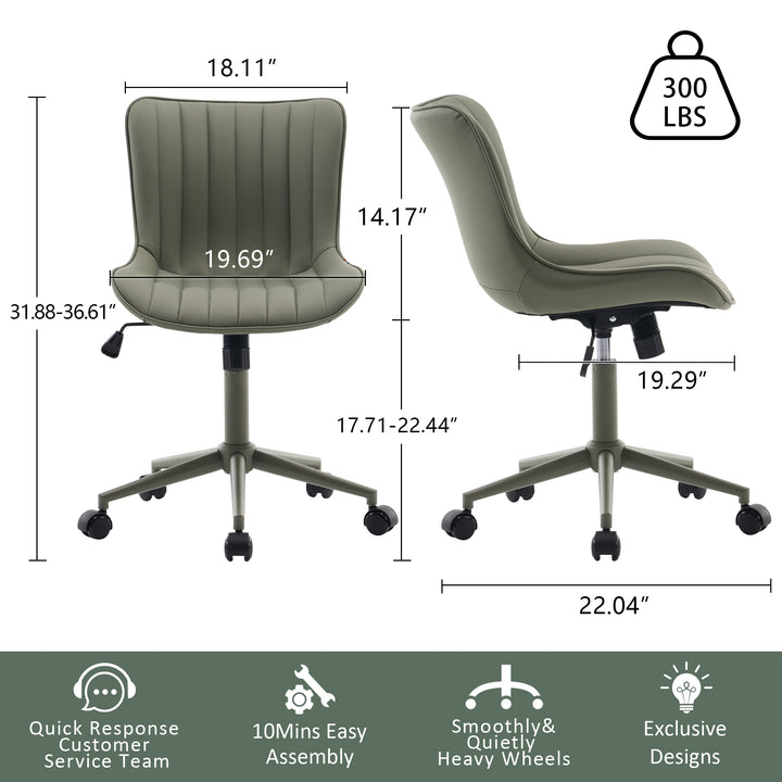 YOUNIKE Home Office Chair Ergonomic Desk Chair with Wheels