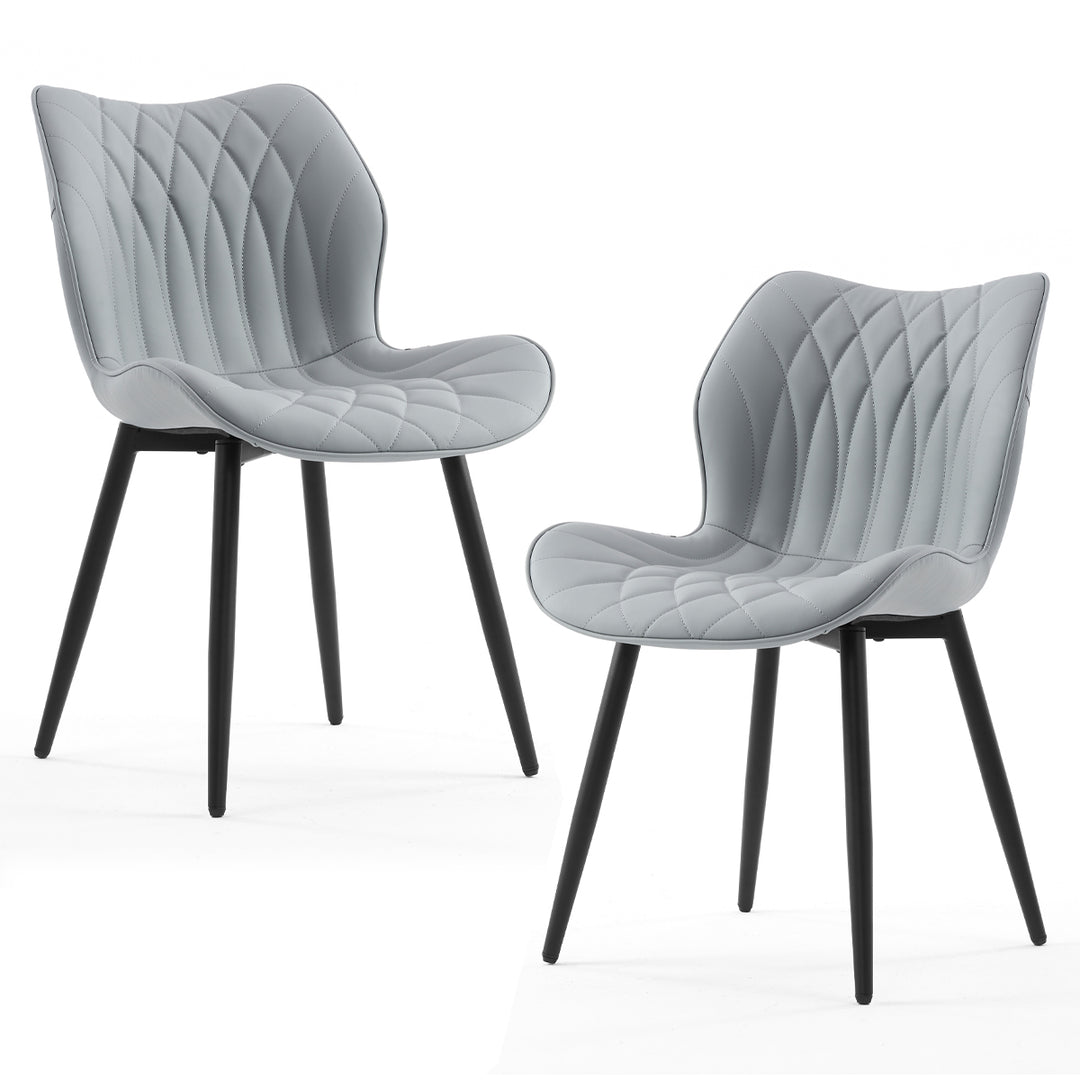 YOUNIKE Dining Chairs  PU Leather Living Room Chairs