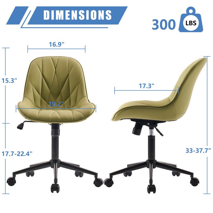 YOUNIKE Office Chair Home Desk Chair with Mid-Back Support