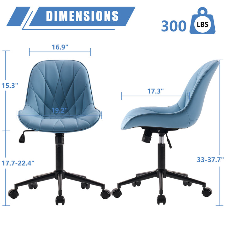 YOUNIKE Office Chair Home Desk Chair with Mid-Back Support