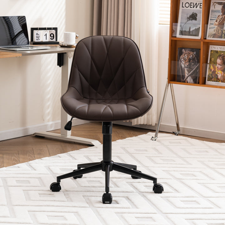 YOUNIKE Office Chair Home Desk Chair with Mid-Back Support