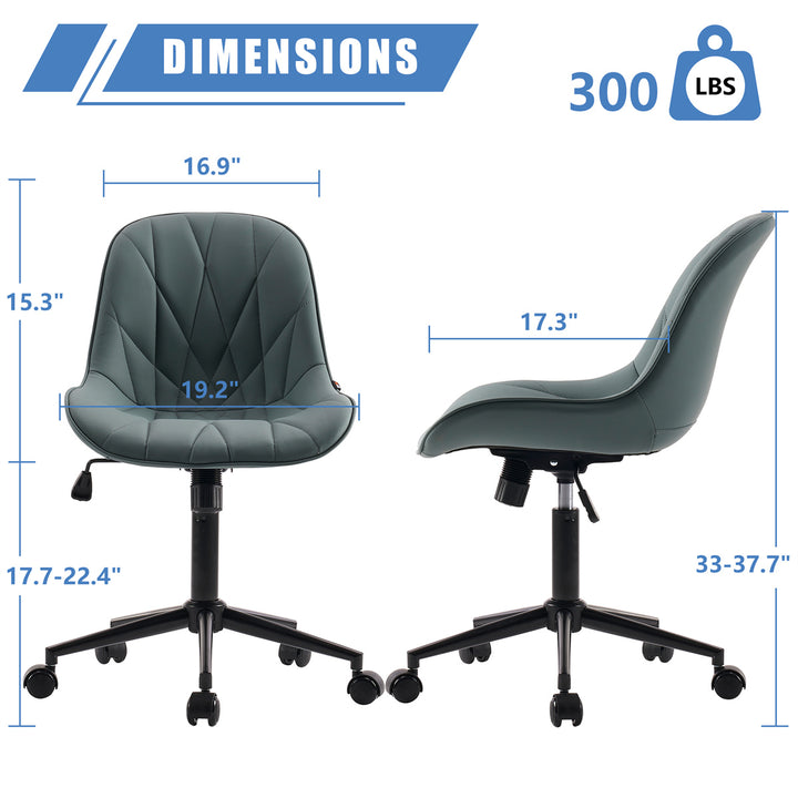YOUNIKE Office Chair Home Desk Chair with Mid-Back Support