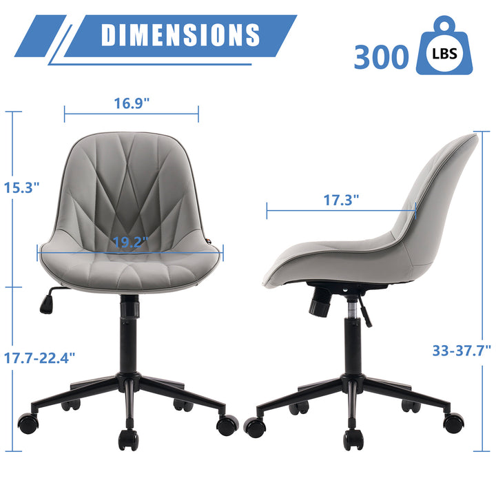 YOUNIKE Office Chair Home Desk Chair with Mid-Back Support