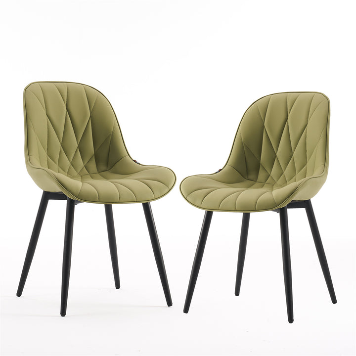 YOUNIKE Dining Chairs Modern Kitchen Chairs with Curved Back
