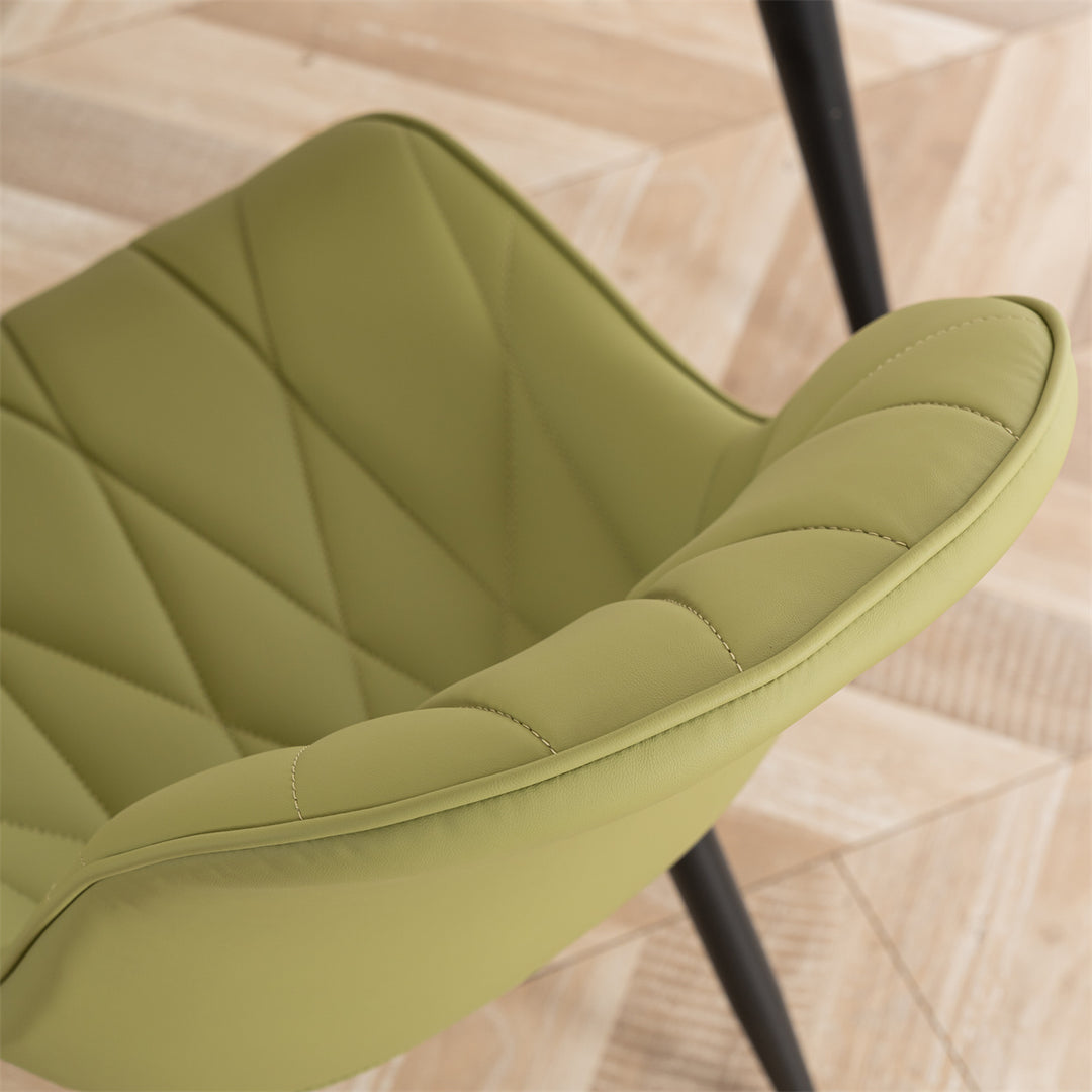 YOUNIKE Dining Chairs Modern Kitchen Chairs with Curved Back