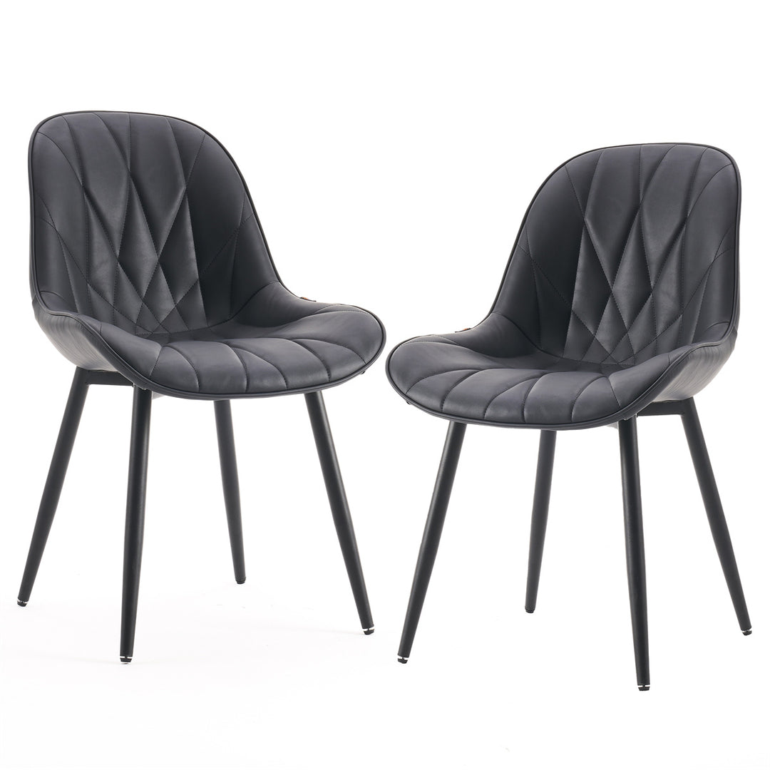 YOUNIKE Dining Chairs Modern Kitchen Chairs with Curved Back