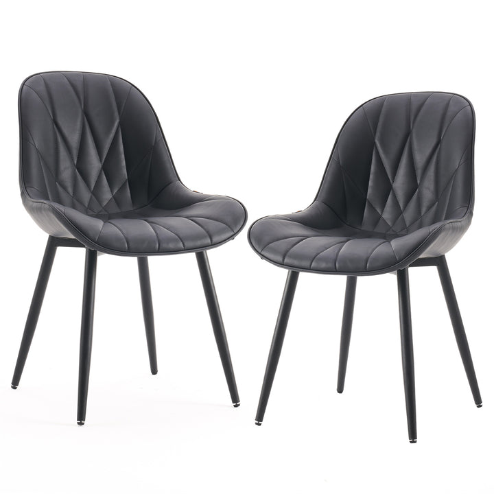 YOUNIKE Dining Chairs Modern Kitchen Chairs with Curved Back