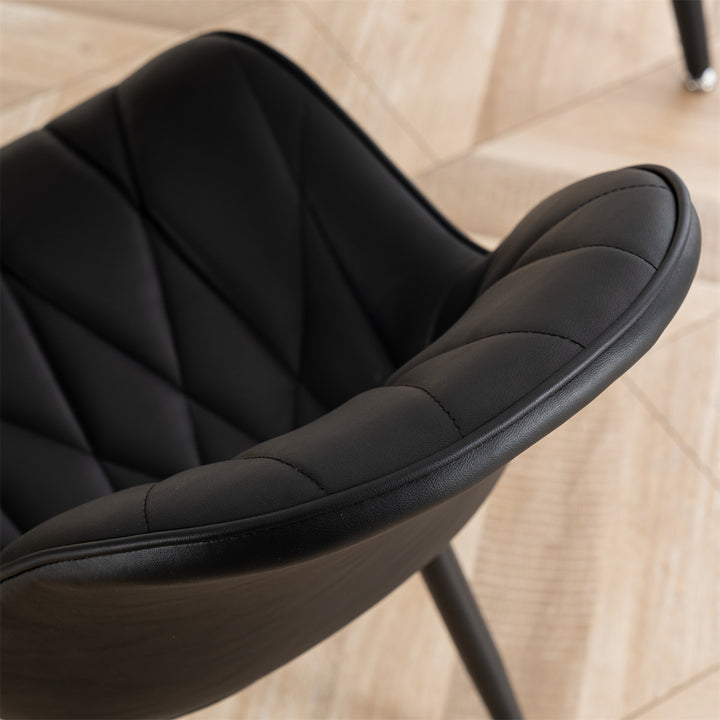 YOUNIKE Dining Chairs Modern Kitchen Chairs with Curved Back