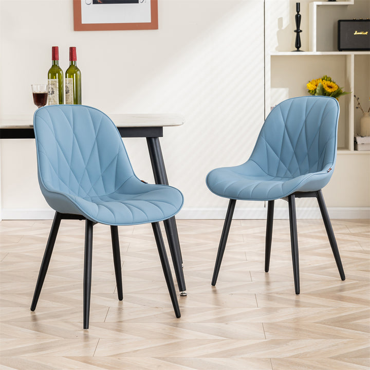 YOUNIKE Dining Chairs Modern Kitchen Chairs with Curved Back