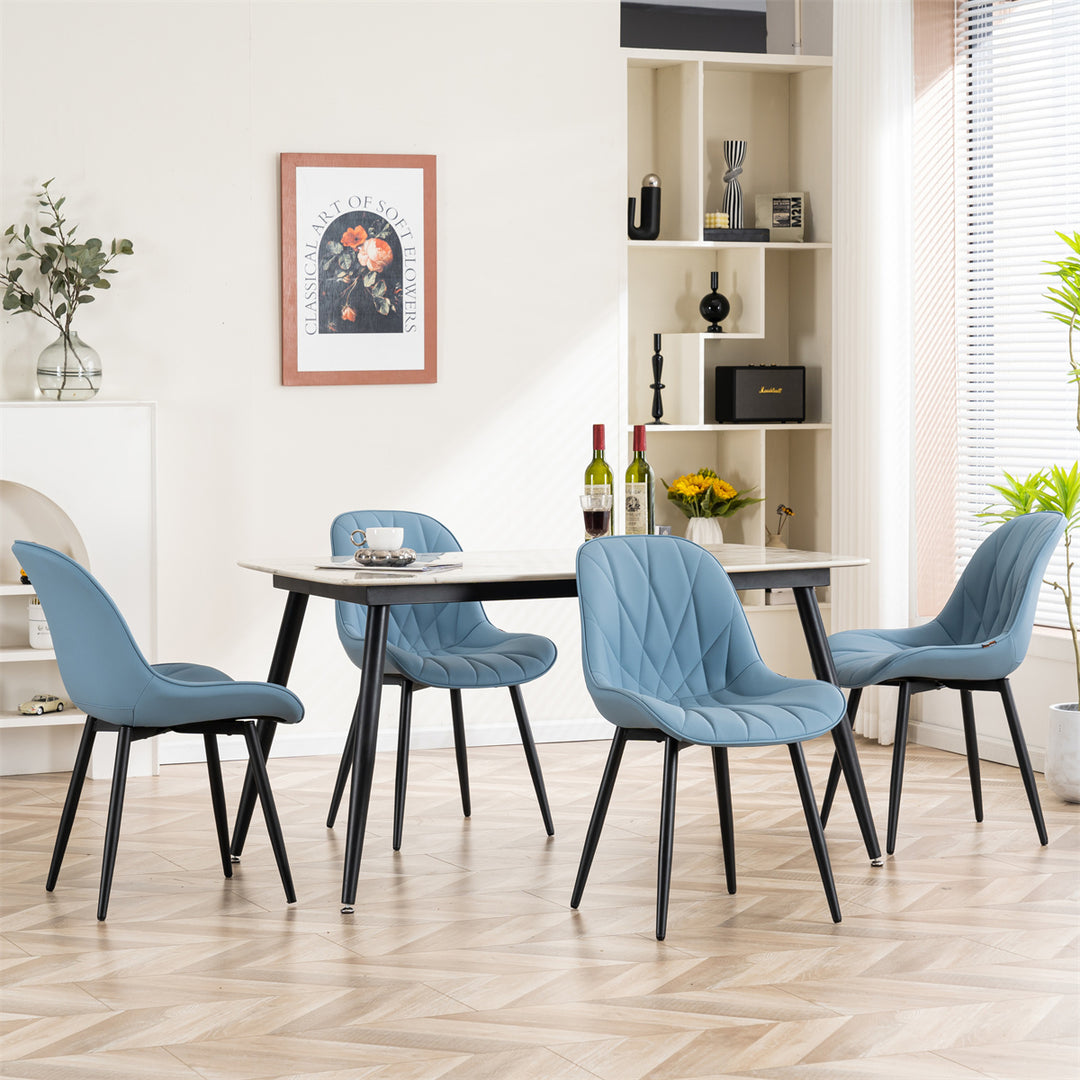 YOUNIKE Dining Chairs Modern Kitchen Chairs with Curved Back