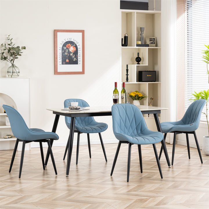 YOUNIKE Dining Chairs Modern Kitchen Chairs with Curved Back
