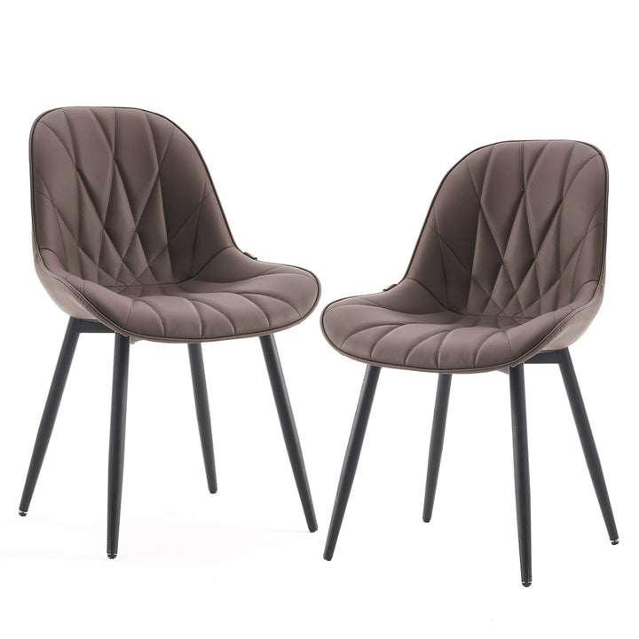 YOUNIKE Dining Chairs Modern Kitchen Chairs with Curved Back