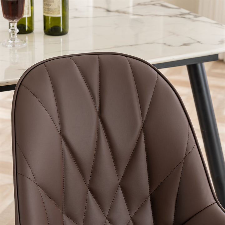 YOUNIKE Dining Chairs Modern Kitchen Chairs with Curved Back