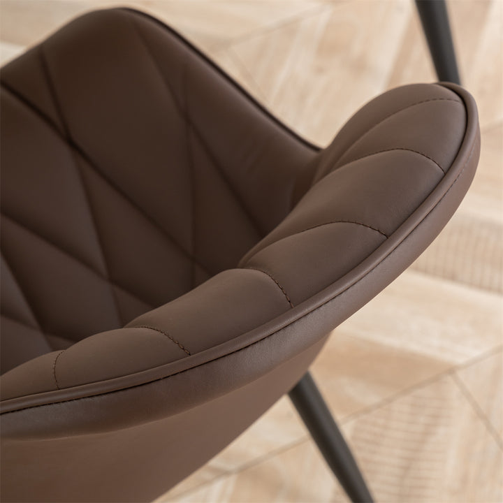 YOUNIKE Dining Chairs Modern Kitchen Chairs with Curved Back