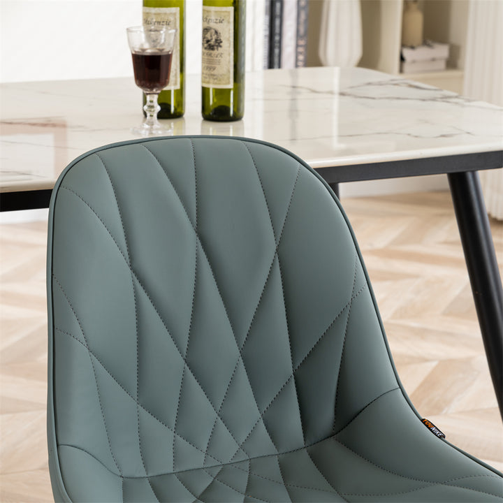 YOUNIKE Dining Chairs Modern Kitchen Chairs with Curved Back