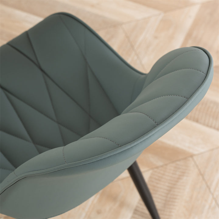 YOUNIKE Dining Chairs Modern Kitchen Chairs with Curved Back