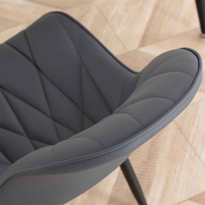 YOUNIKE Dining Chairs Modern Kitchen Chairs with Curved Back