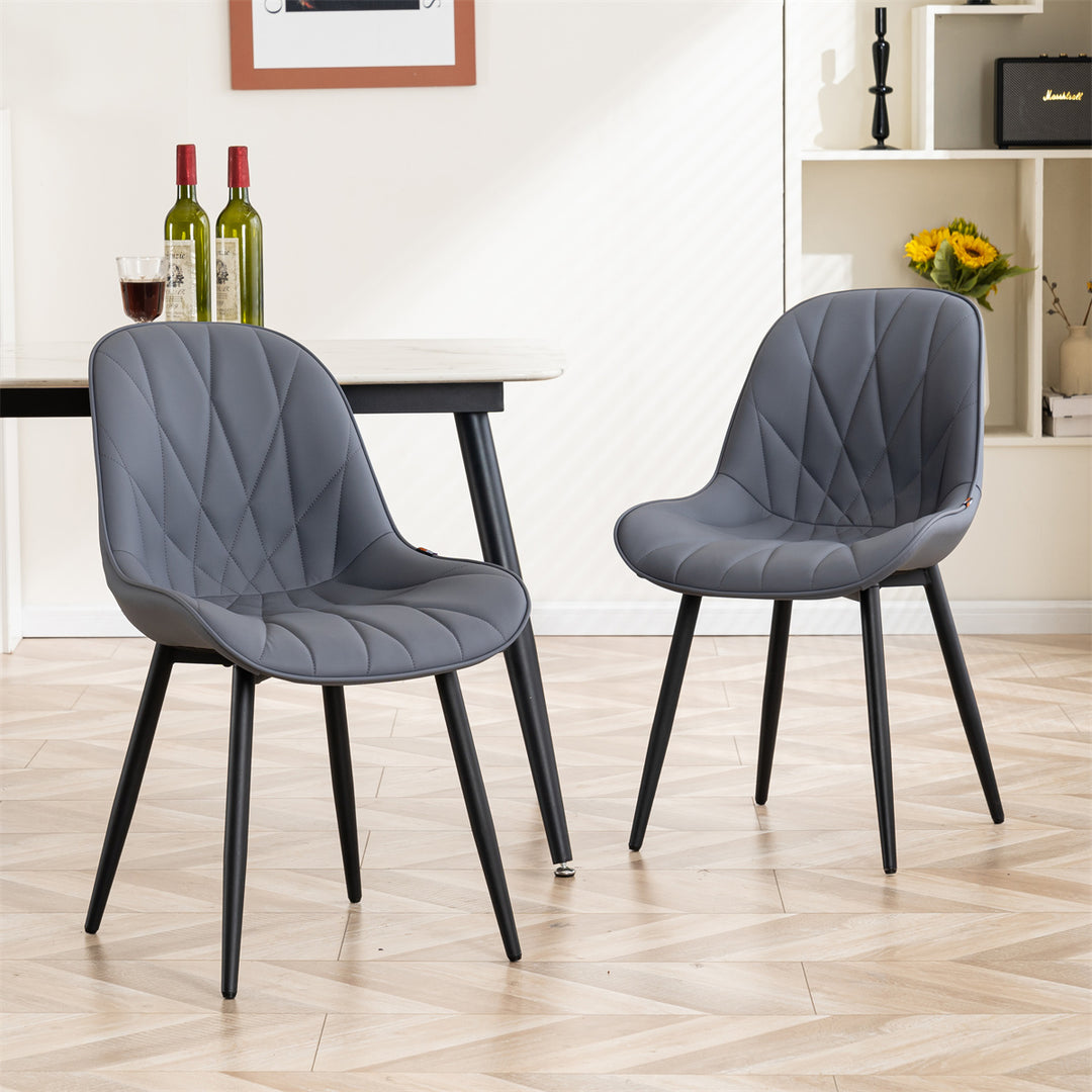 YOUNIKE Dining Chairs Modern Kitchen Chairs with Curved Back