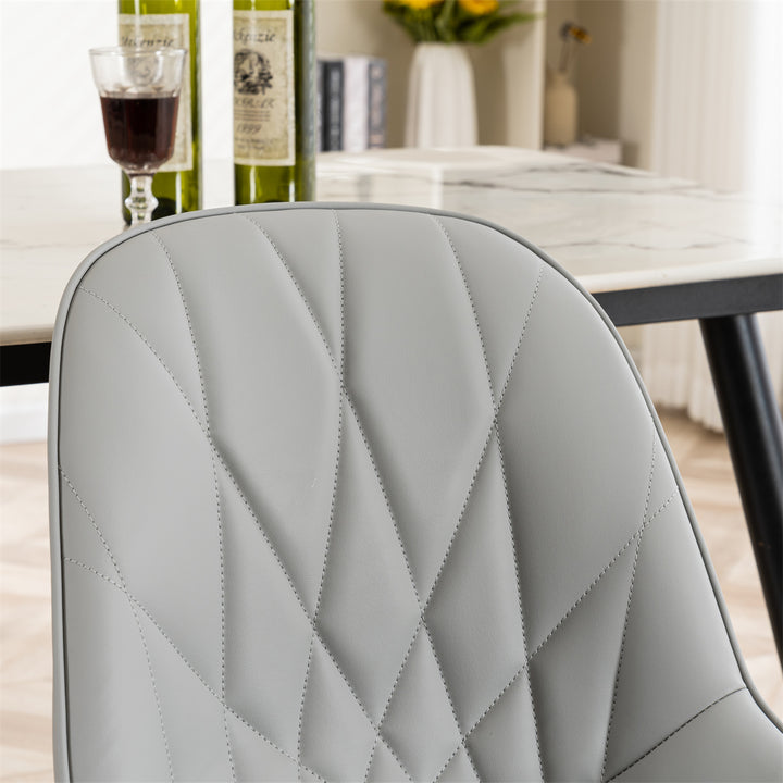 YOUNIKE Dining Chairs Modern Kitchen Chairs with Curved Back