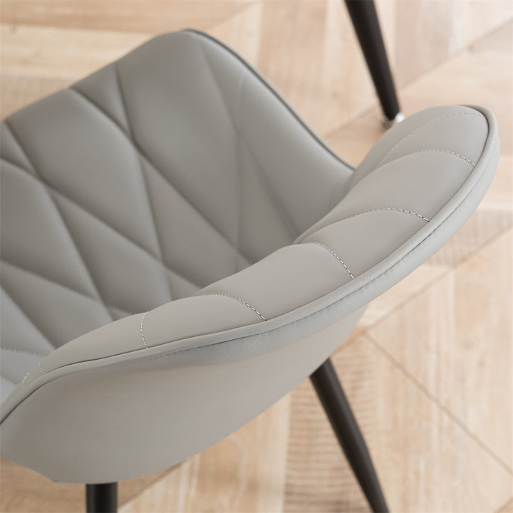 YOUNIKE Dining Chairs Modern Kitchen Chairs with Curved Back
