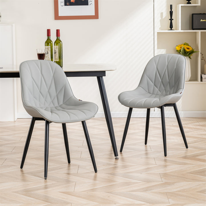 YOUNIKE Dining Chairs Modern Kitchen Chairs with Curved Back